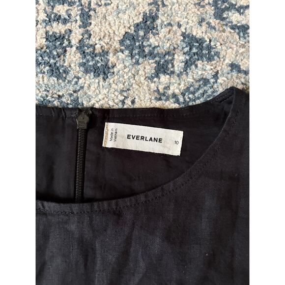 Everlane The Linen A-Line Midi Dress - Picture 6 of 8